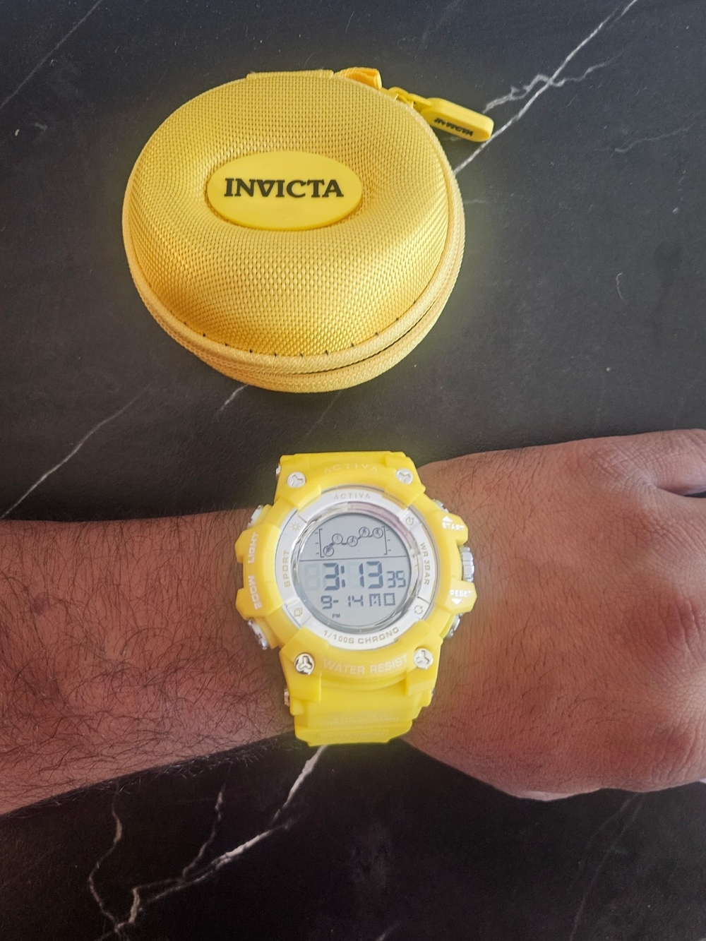 NWT Activa Rally Edition X Invicta 50mm ACW-GA-M-100 (Yellow) In Plastic